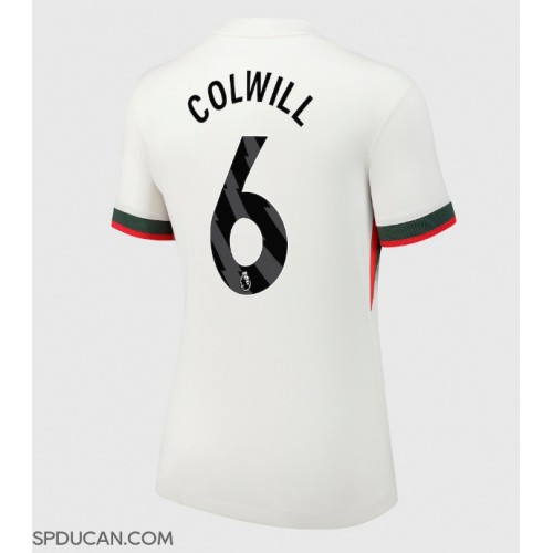 Zenski Nogometni Dres Chelsea Levi Colwill #6 Gostujuci 2025-26 Kratak Rukav Zenski Nogometni Dres Chelsea Levi Colwill #6 Gostujuci 2025-26 Kratak Rukav